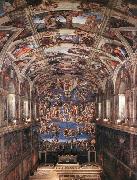 Interior of the Sistine Chapel, Michelangelo Buonarroti